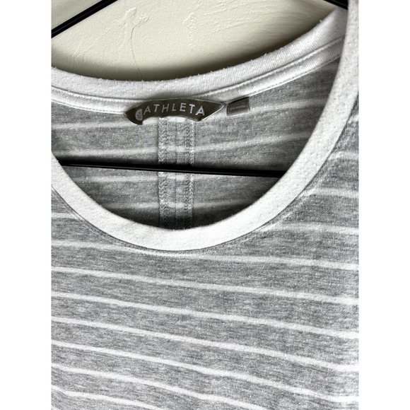 Athleta Striped Tunic Top Med - Picture 2 of 3